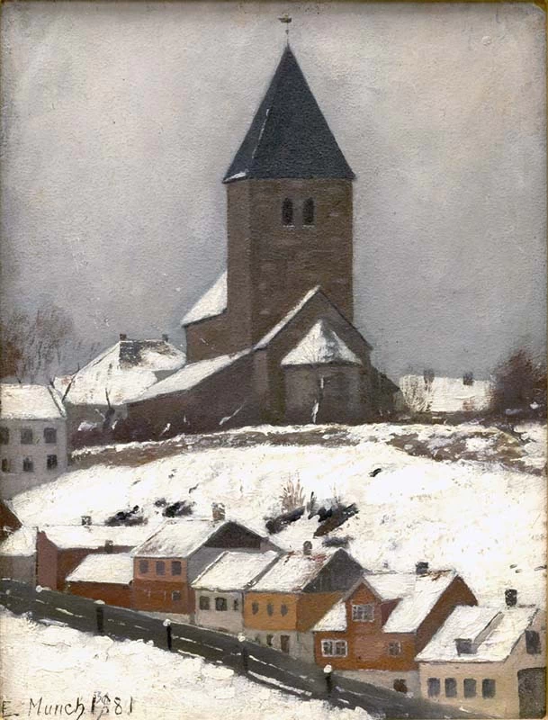 Vecchia chiesa di Aker 1881 - Museo Munch